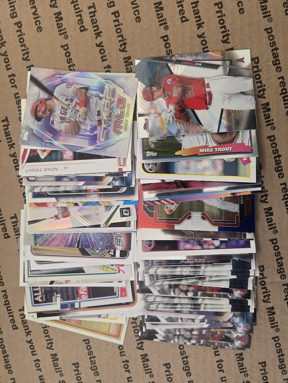 Topps Lot Of 78 Mike Trout Cards